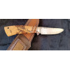 ЗОЛОТА ПЕРЛИНА ніж ручної роботи майстерні VIKTOR KNIVES, купити замовити в Україні, CPM® S125V™ в обкладинках нержавіючої сталі 95Х18, 64 HRC